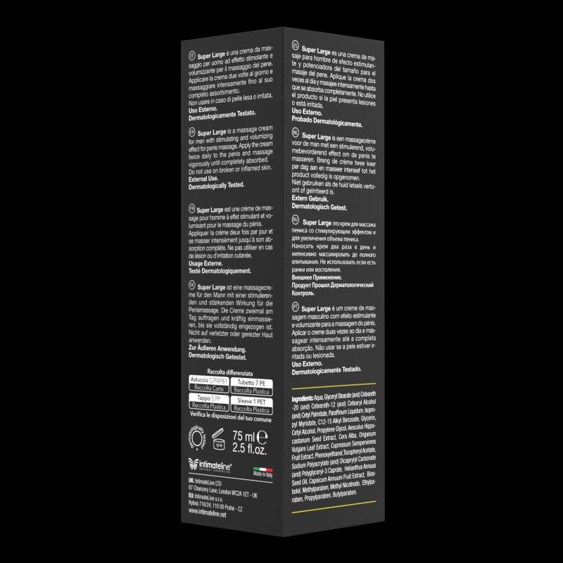 Crema ingrandimento pene Super Large