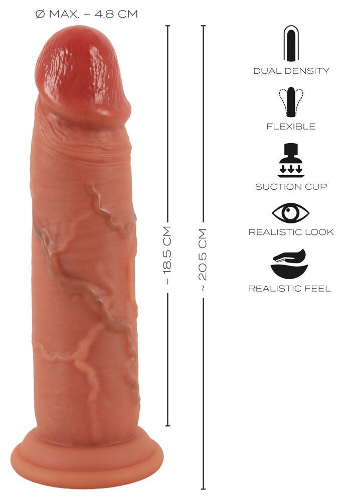 Dildo realistico dual density Real Skin