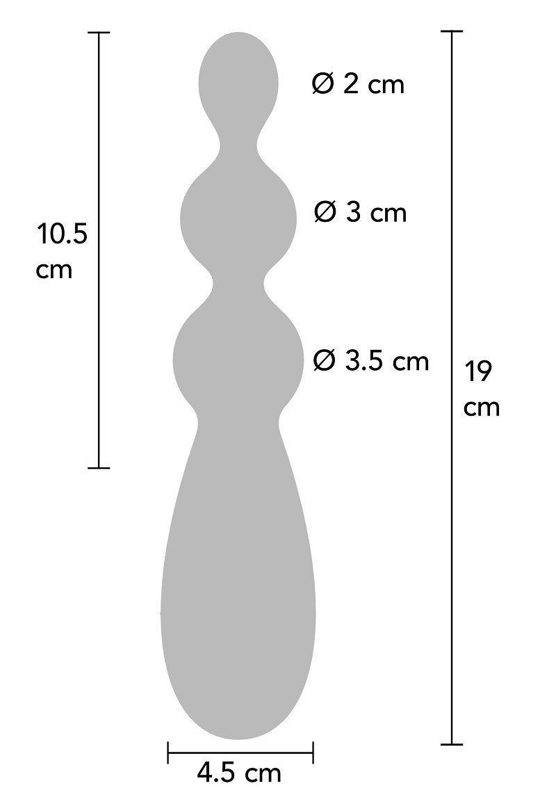 Dildo vibrante anale Triple Thrill Anal Extreme Hidden Desire