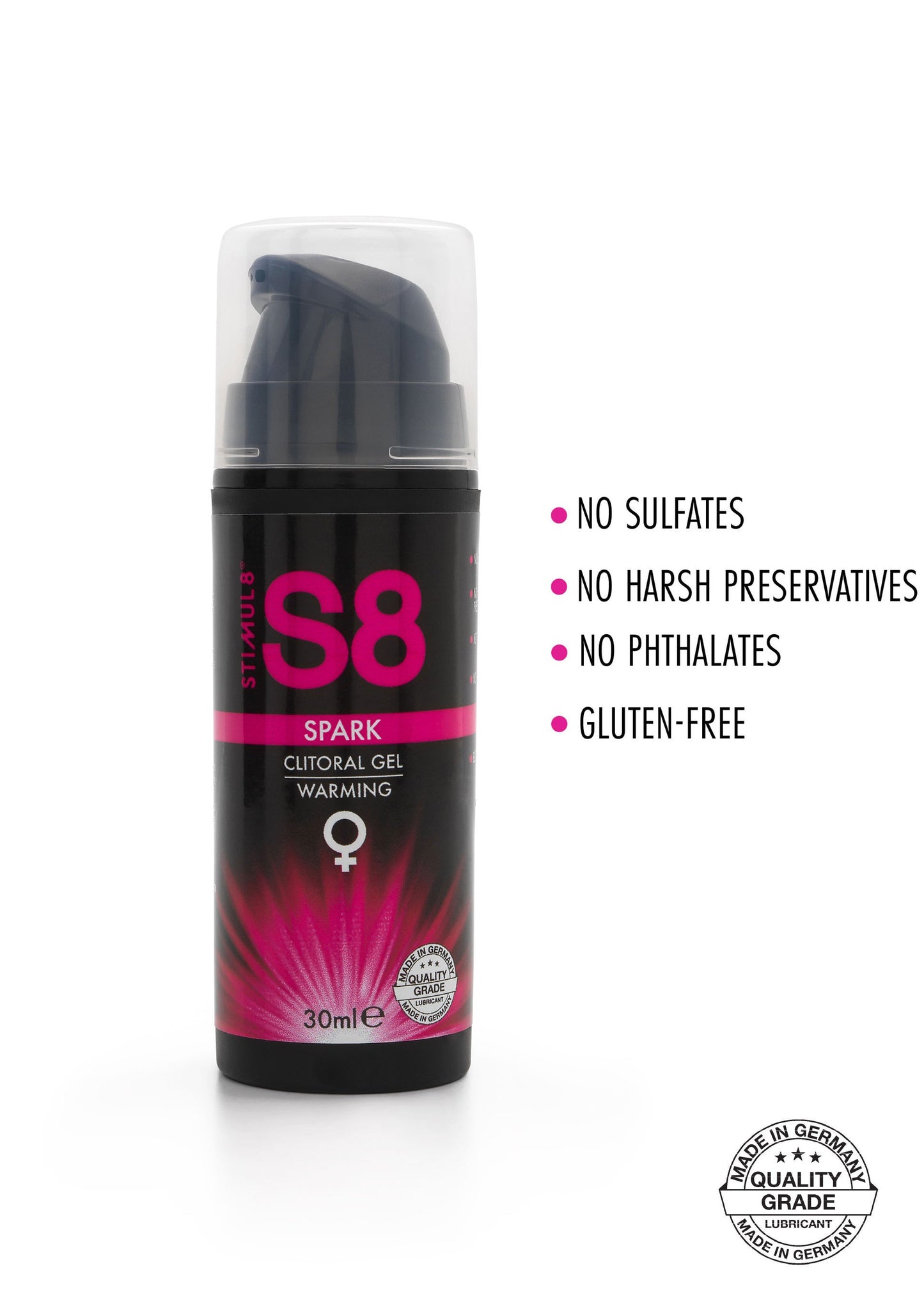 S8 Spark Clitoral Gel 30ml effetto caldo