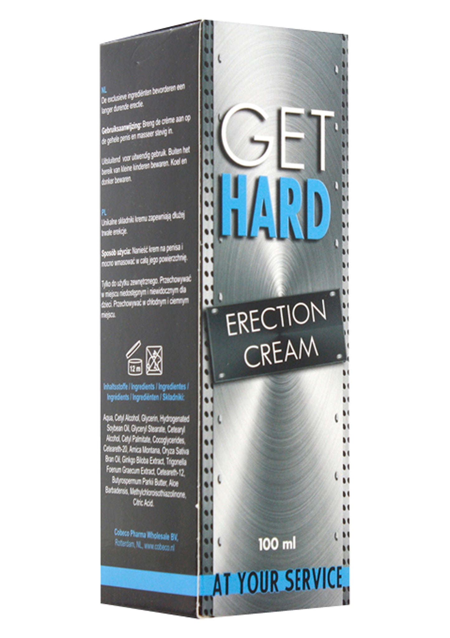 Get Hard Erection Cream 100ml gel contro eiaculazione precoce