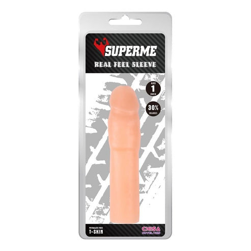 Guaina fallica real feel 17 cm per pene chisa novelties