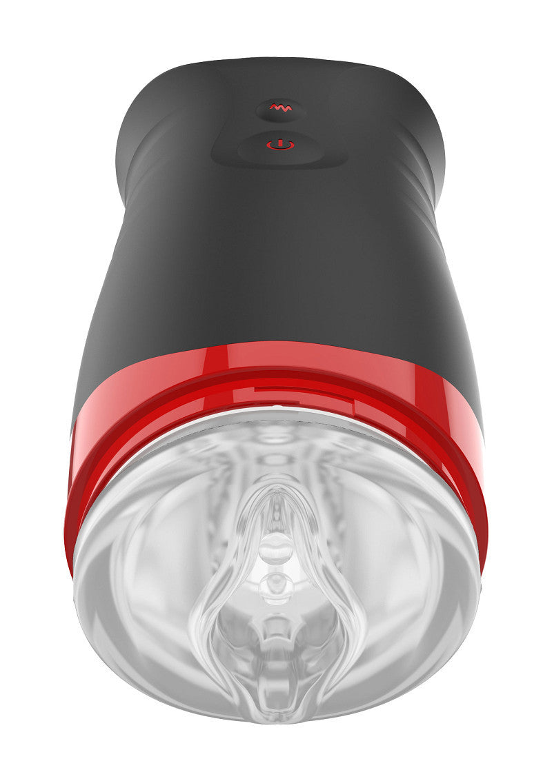 Masturbatore per pene vibrante ricaricabile Fusion X Quantum Hidden Desire