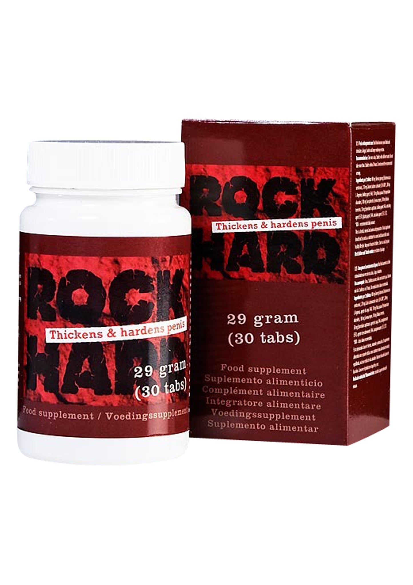 Rock Hard Pills 30pcs migliora attività ormonale