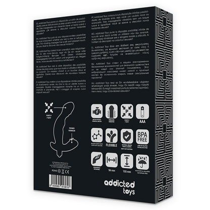 Addicted Toys - Stimolatore Anale Prostata Realistico in Silicone P-Spot Vibe