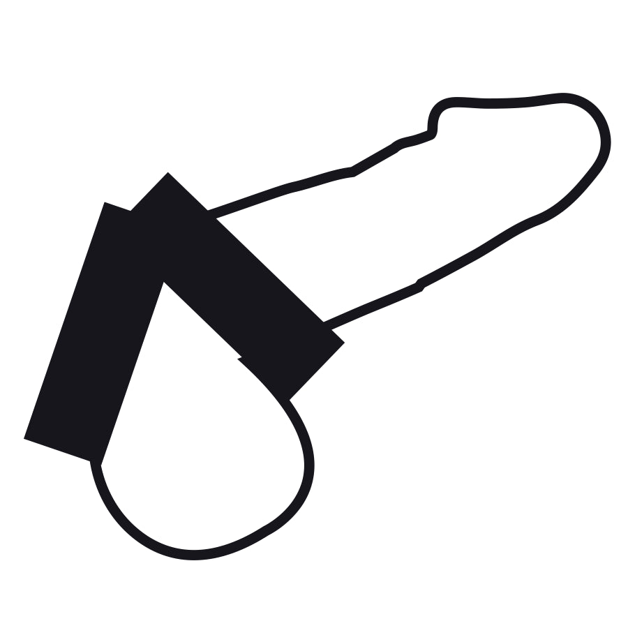 Anello doppio per pene in metallo metallic cock ring darkeness