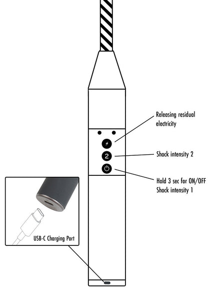 Bachetta elettrica ricaricabile Extreme Hidden Desire