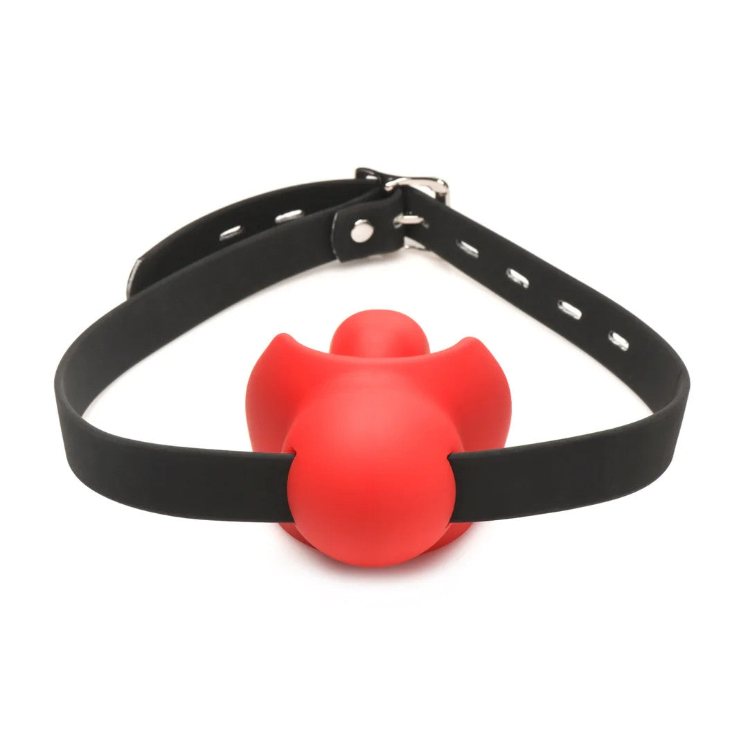 Ball gag large size regolabile accessorio in silicone bdsm Master series