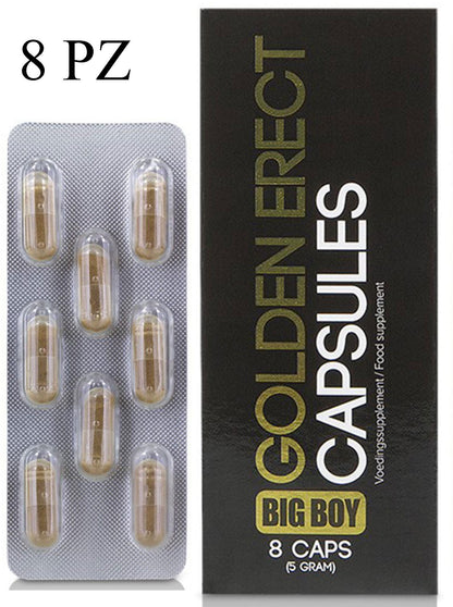 Big Boy Golden Erect 8pcs stimolatori uomo