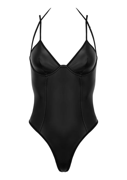 Body erotico g-string wetlook nero kotek