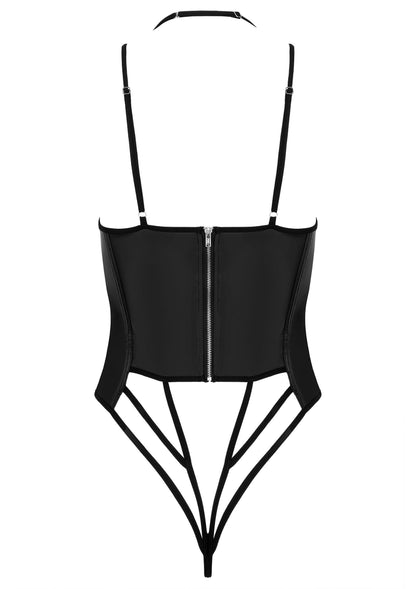 Body erotico g-string wetlook nero kotek