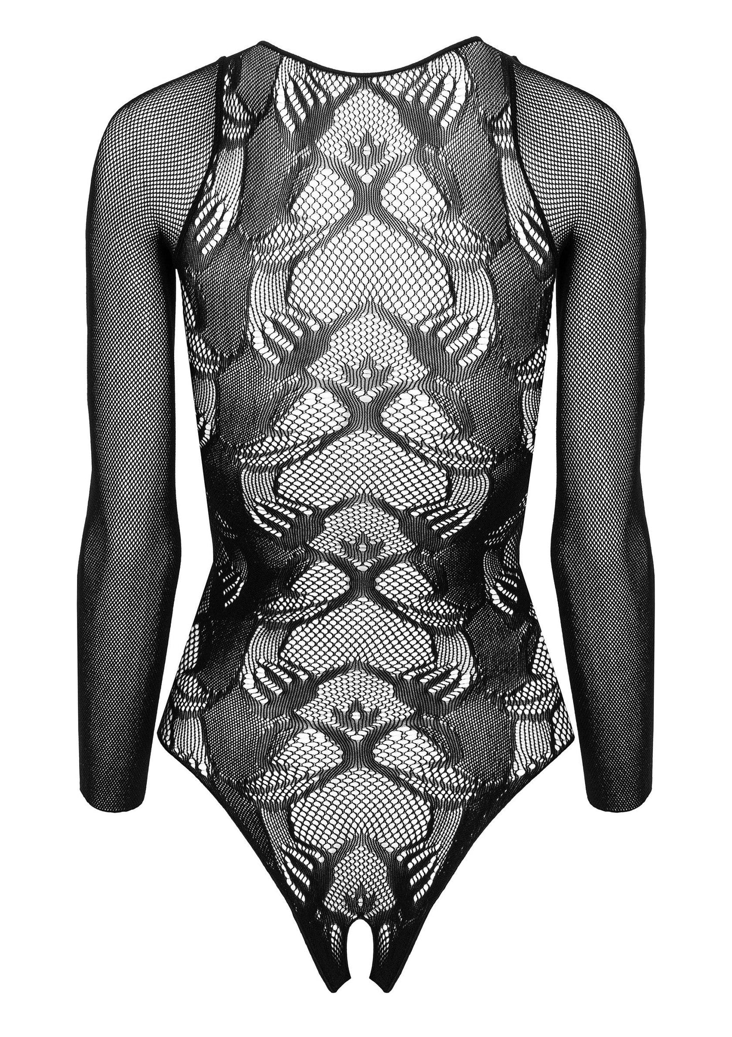 Body sensuale donna con cavallo aperto in pizzo Kotek