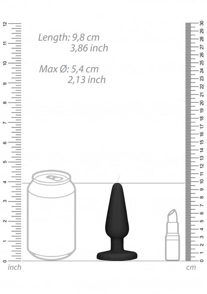 candela Scandalous Candles Butt Plug Black