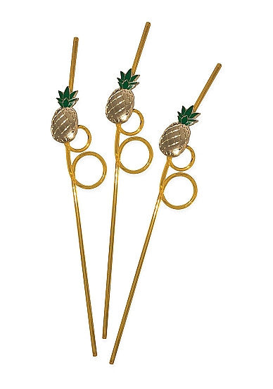 cannucce Tropical Drinking Straw Pineapple