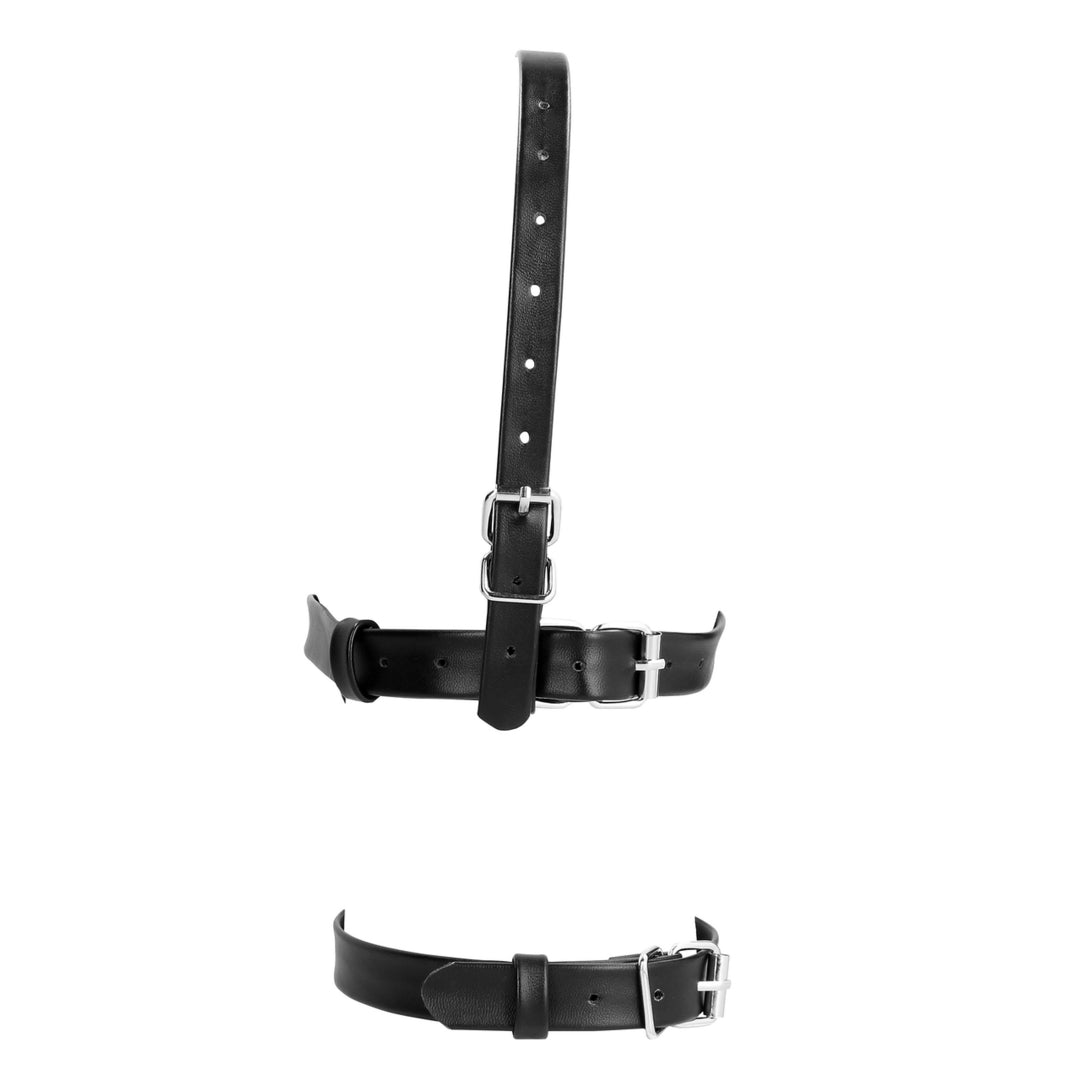 Costrittivo bondage museruola con morso fetish regolabile Ouch!