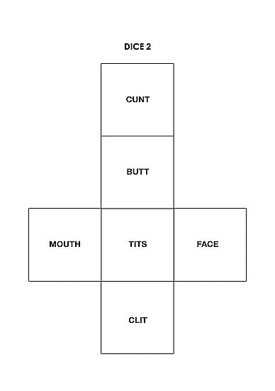 Dadi dell'amore Kink Dice Gold