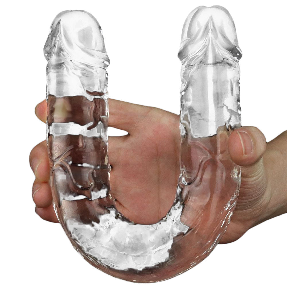 Dildo doppio Flawless Clear 30 cm