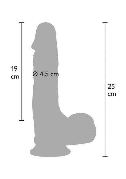 Dildo gigante pene finto xxl in silicone impermeabile con ventosa hidden desire