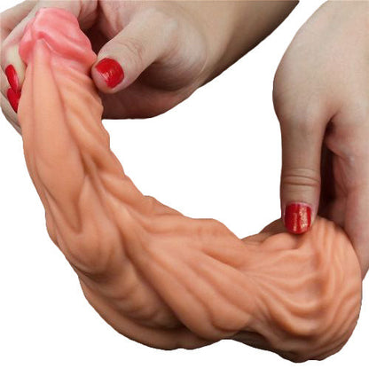 Dildo Monster Nature in silicone con ventosa 24,5 cm