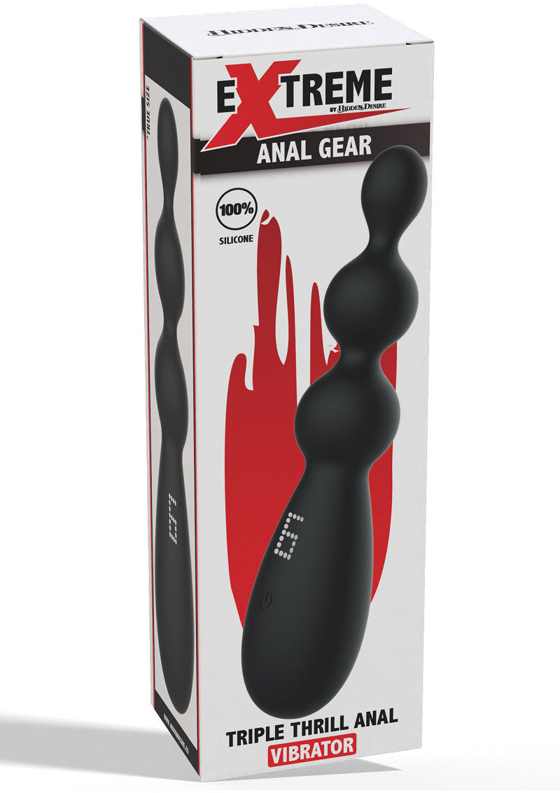 Dildo vibrante anale Triple Thrill Anal Extreme Hidden Desire