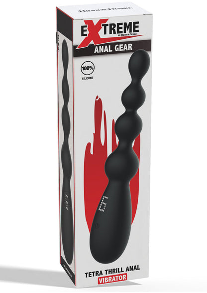 Dildo vibrante con sfere anali Tetra Thrill Extreme Hidden Desire