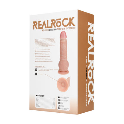 Dildo vibrante realistico con ventosa RealRock ricaricabile