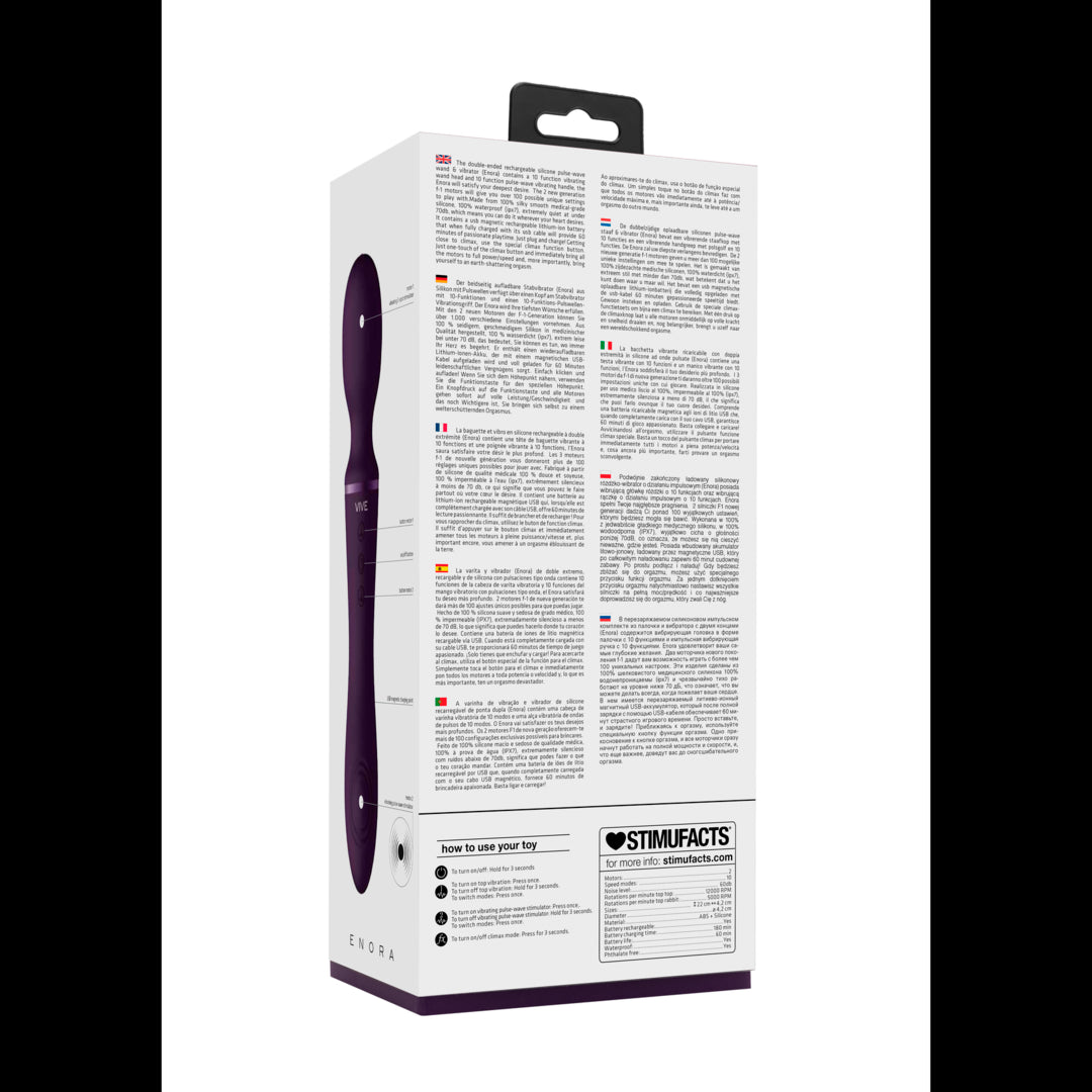 Enora Vibratore Wand - Viola