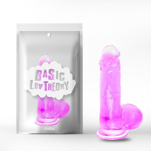 Fallo impermeabile jelly con ventosa dildo flessibile euphoria chisa novelties