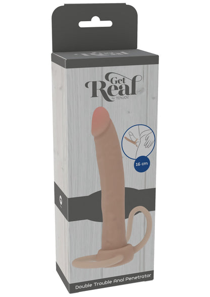 Fallo indossabile con anelli fallici doppia penetrazione get real toyjoy