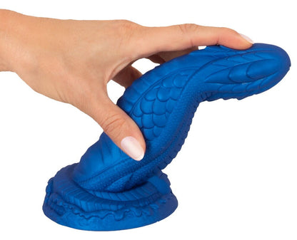 Fallo monster in silicone con ventosa Symbiont Tease blu