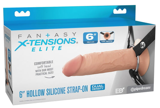 Fallo realistico indossabile pene strap-on 6" Fantasy x-tensions Elite
