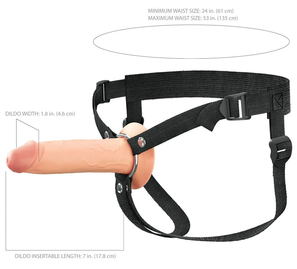 Fallo realistico indossabile strap-on 7" Fantasy X-tensions Elite