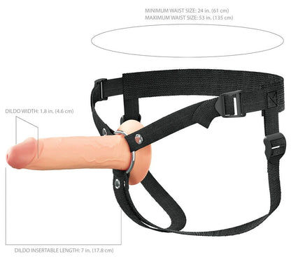 Fallo realistico indossabile strap-on 7" Fantasy X-tensions Elite