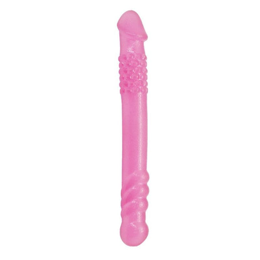 Fallo vaginale realistico doppio dildo anale cock pink mini sex toy donna