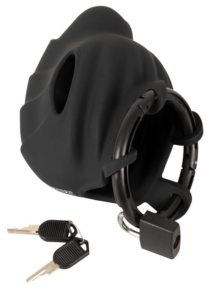 Gabbia di castità per pene in silicone Cock & Ball Cage