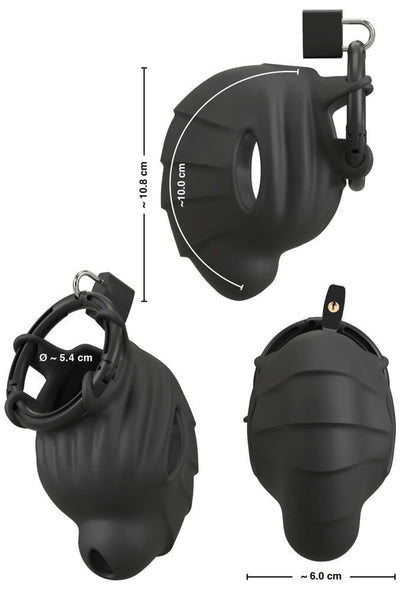 Gabbia di castità per pene in silicone Cock & Ball Cage