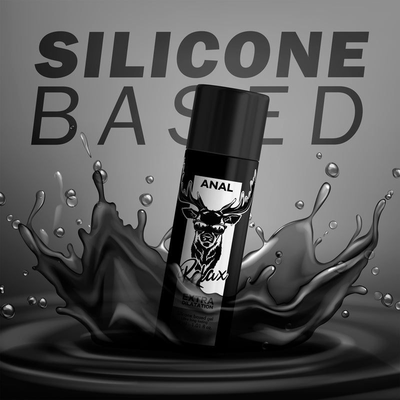 Gel intimo al silicone dilatatore anale 30 ml black hole