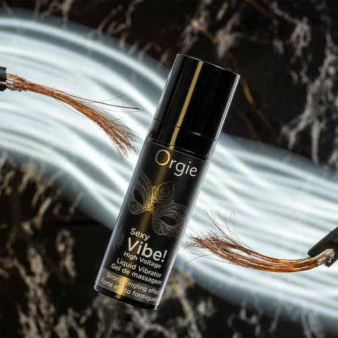GEL STIMOLANTE lubrificante  SEXY VIBE HIGH VOLTAGE salva preservativo orgie