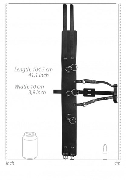 Imbracatura con supporto vibratore Belt with Vibrator Holder Black