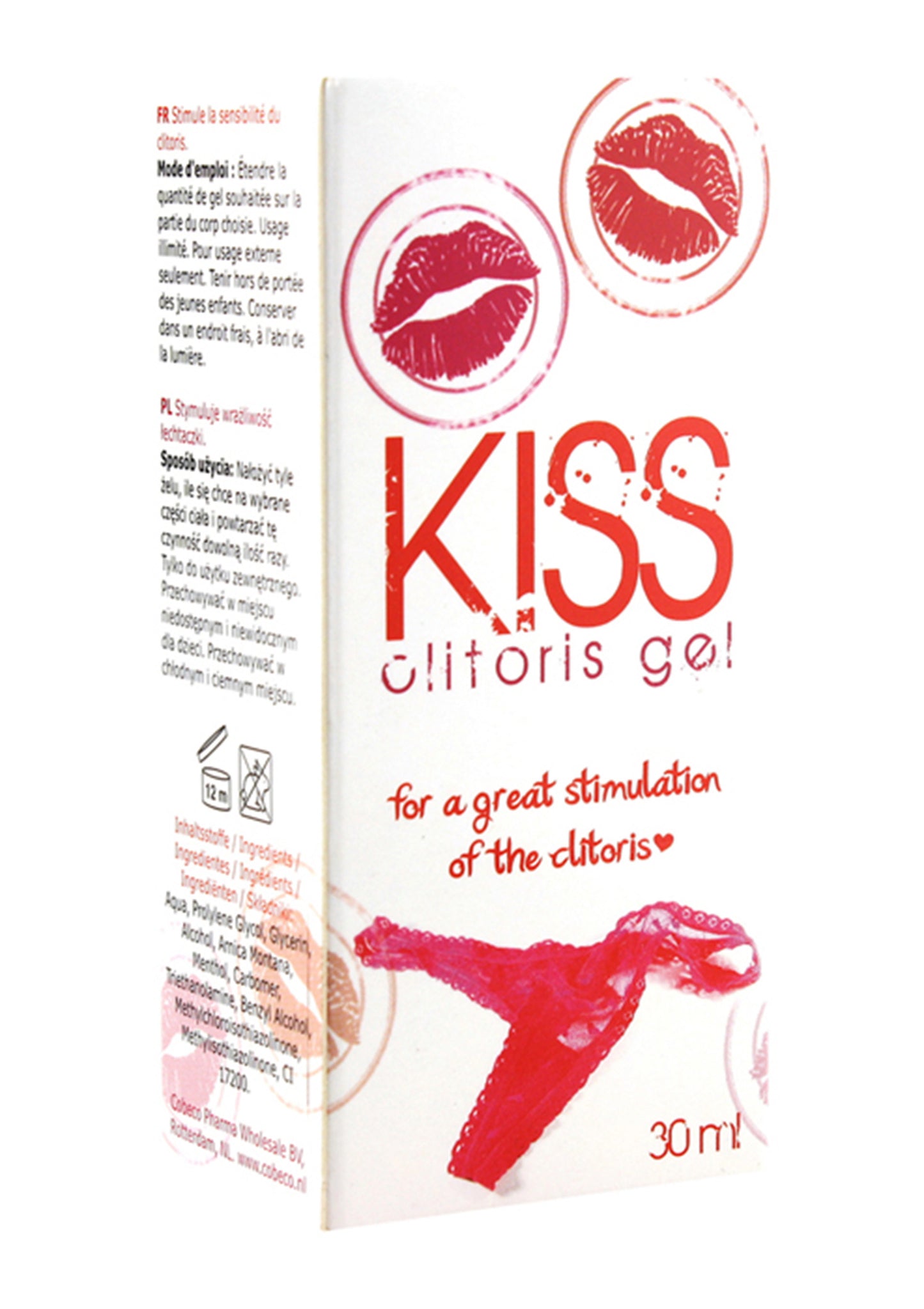 Kiss Clitoris Gel 30ml intimo riscadante donna