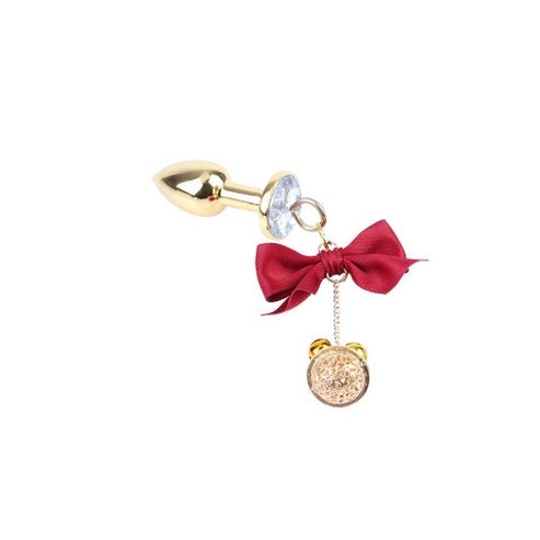 kit 3 pz pinze per capezzoli e plug anale decorato chisa novelties