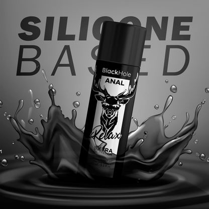 Lubrificante al silicone dilatatore anale 100 ml Black Hole