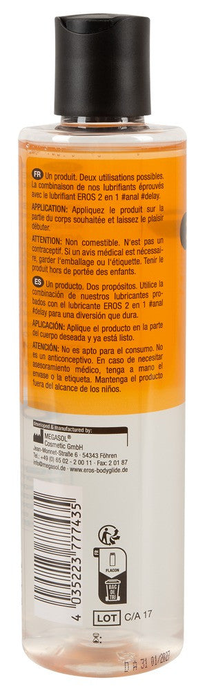 Lubrificante anale 2 in1 anal & delay 250 ML