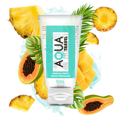 Lubrificante intimo AQUA TRAVEL FLAVOUR FRUTTA TROPICALE 50 ML