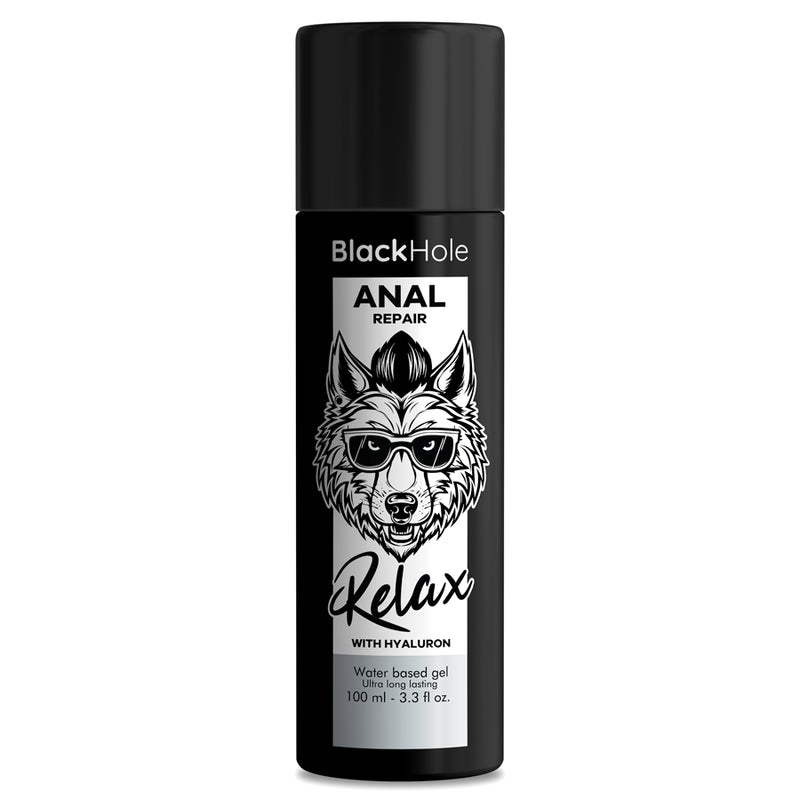 Lubrificante sessuale dilatatore anale a base d'acqua Black Hole 100 ml