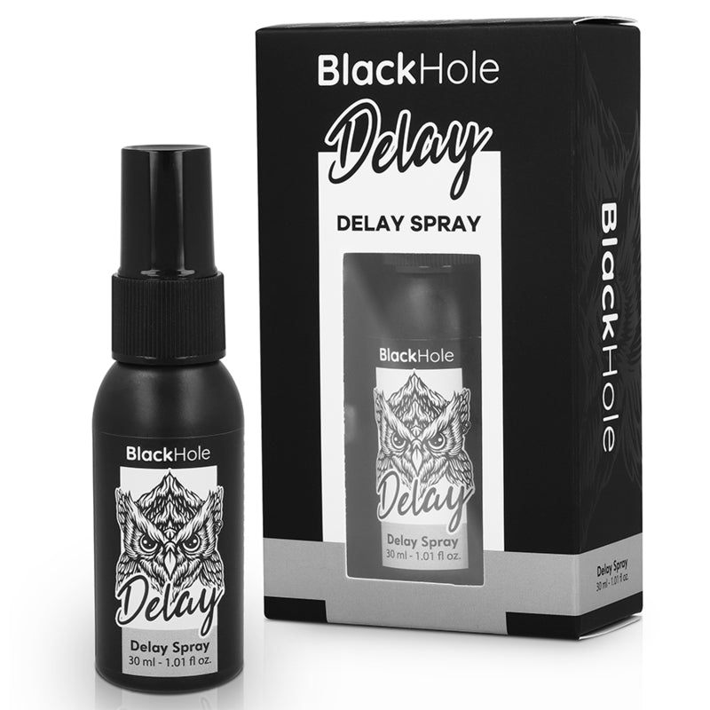 Lubrificante sparay ritardante a base d'acqua 30 ml Black Hole