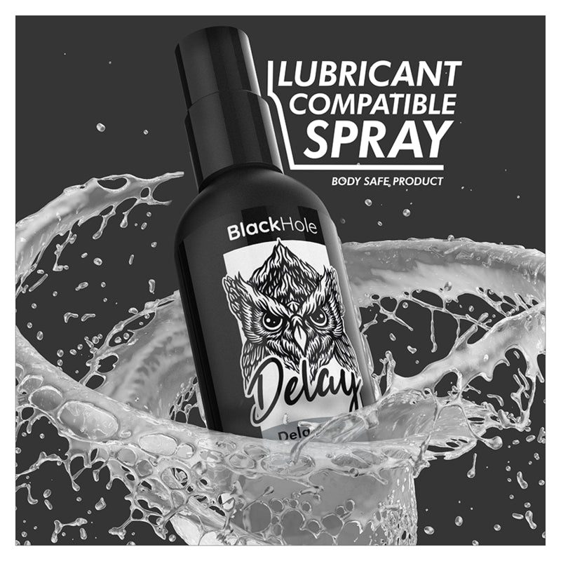 Lubrificante sparay ritardante a base d'acqua 30 ml Black Hole