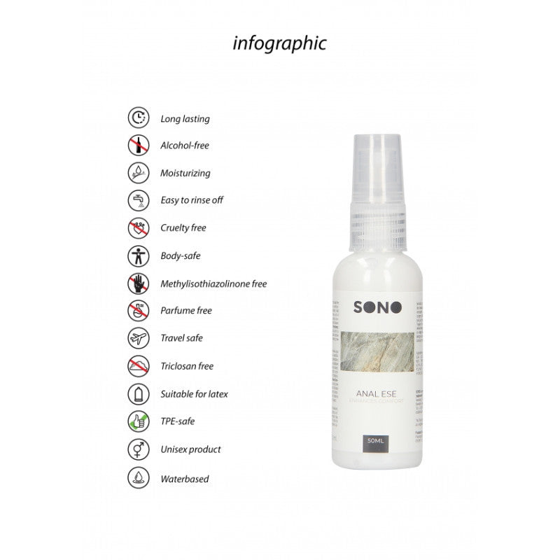 Lubrificante spray rilassante Anal Ese - 50ml