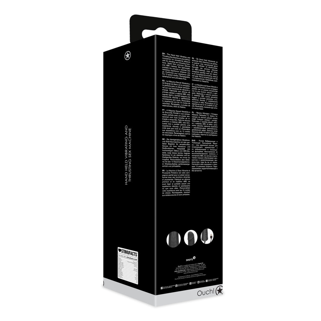 Macchina del sesso vibrante in silicone portatile