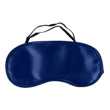 Mascherina in seta blu magic shiver elastica